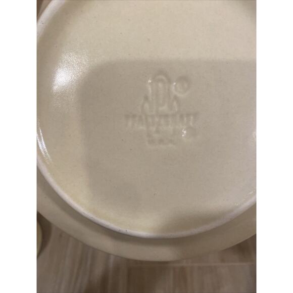 Pfaltzgraff Village Pattern Coffee With Saucer Set Of 4 Castle Mark 6-1 Vintage - Picture 7 of 11